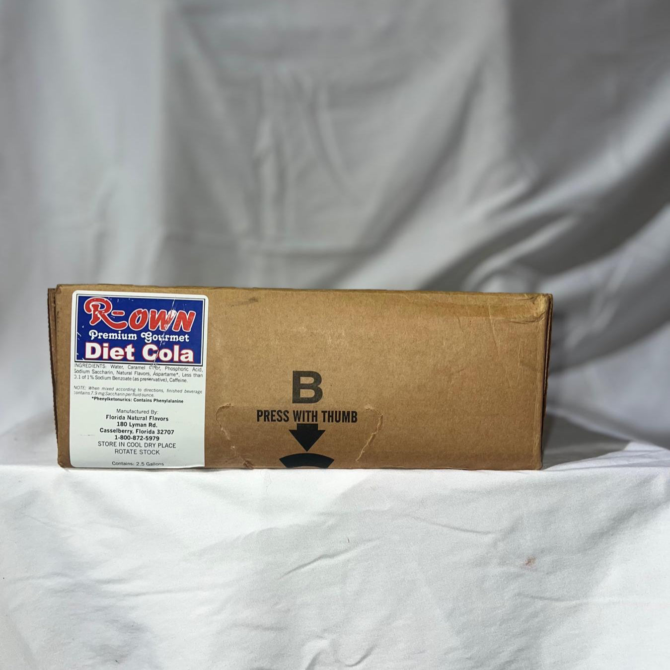 Diet Cola 2.5 Gallon Syrup