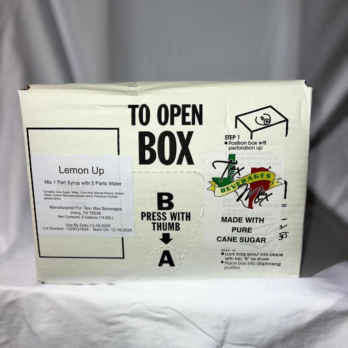 Lemon Up 5 Gallons Syrup